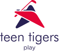 teen tigers logo in red